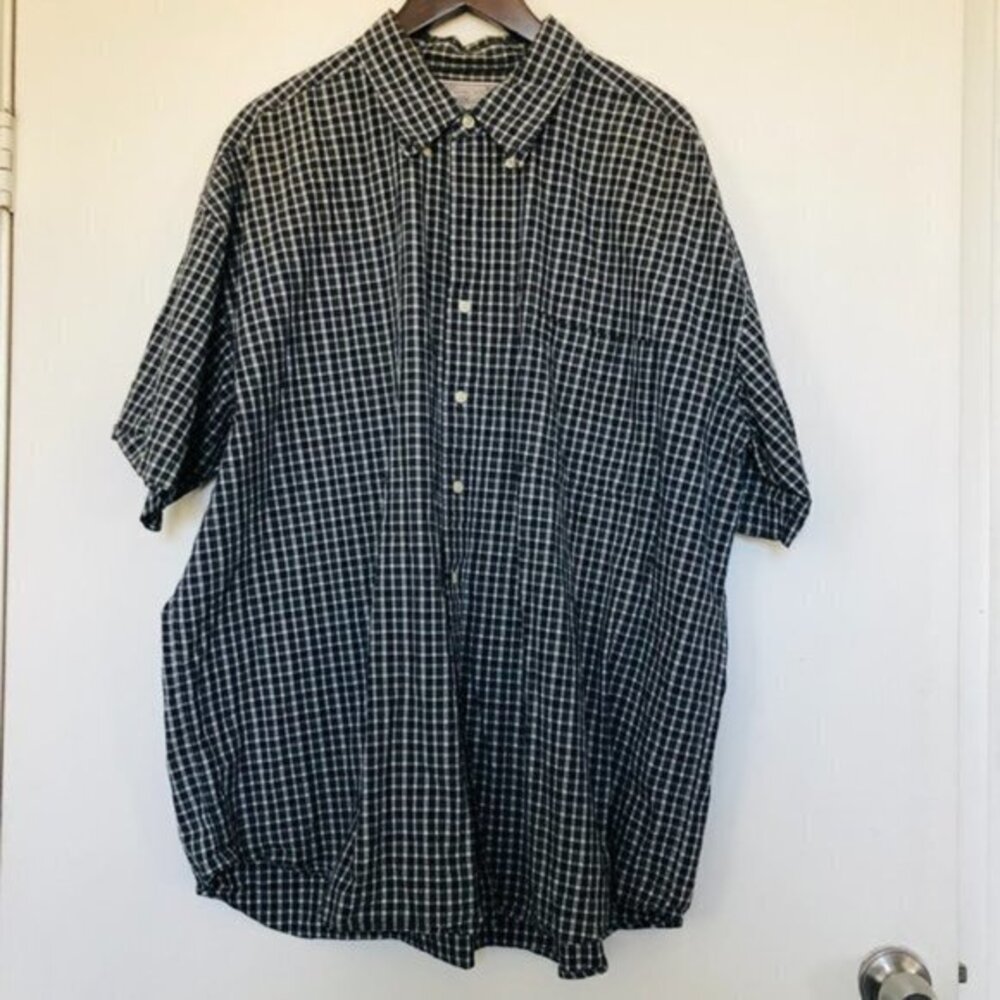 Woods & Gray Short Sleeve Plaid Button Down- Size XXL